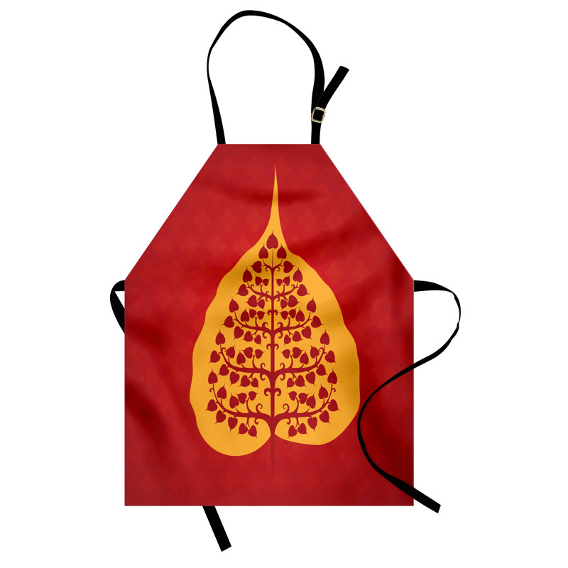 No Pattern Bib Apron