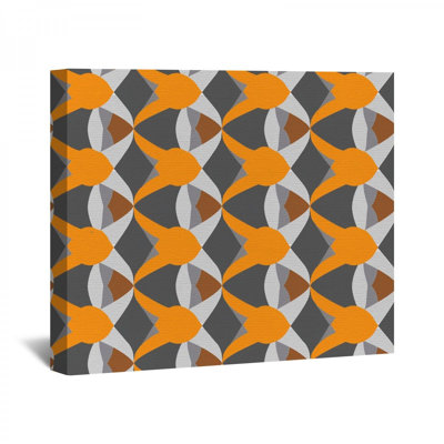 Motif géométrique sur toile