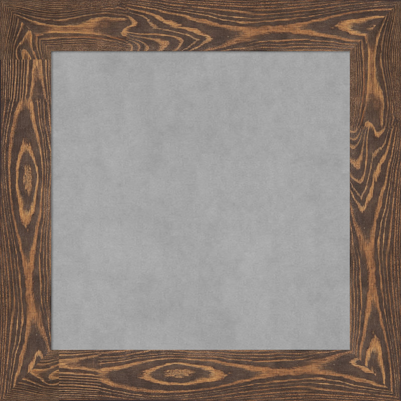 Tableau magnétique encadré brun pont, 26" H x 26" W