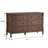 Solid Wood 3-Piece Spindle Vivienne  Bed With Walker Edison Easy Assembly 1-Drawer Nightstand And 6-Drawer Dresser-111301237-111301236