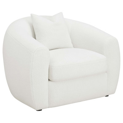 Contemporary Upholstered Accent Chair with Plush Comfort
