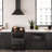 ZLINE 24 in. 2.8 cu. ft. Legacy Dual Fuel Range with Gas Cooktop and Electric Convection Oven in Black Stainless Steel with 4 Brass Burners (RAB-BR-24)