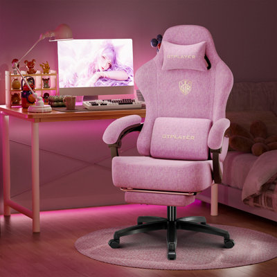 GTPLAYER GAMING CHAIR Adjustable Headrest and Adjustable Padded Armrests PC & Racing Game Chair