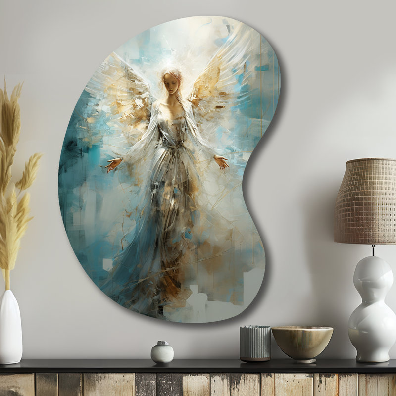 Peters - Christianisme, reproduction d'art asymétrique en métal, art mural traditionnel en forme libre, H 39 po x l 28 po