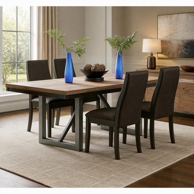 Chocolate 5-Piece Dining Set