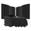 Acoustic Foam Panels 4 Pack 16.5 x 6.3 x 12 in Adhesive for Wall Ceiling