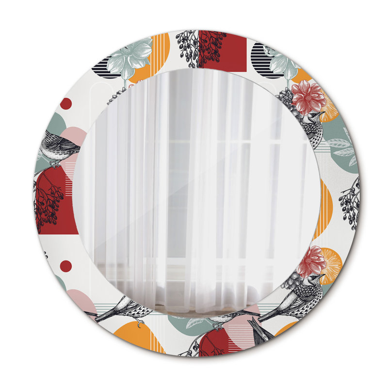 Huldar Glass Flat Wall Mirror