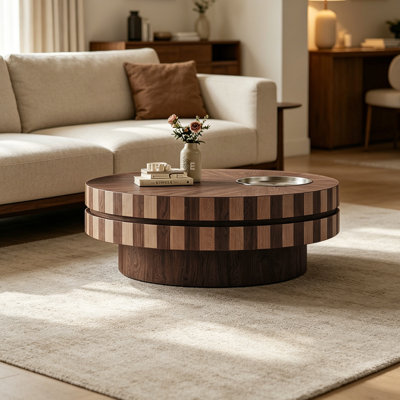 Table basse rotative avec rangement Living Room