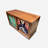 Oriental Solid Wood Hand-Painted Ceramic Shoe Bench