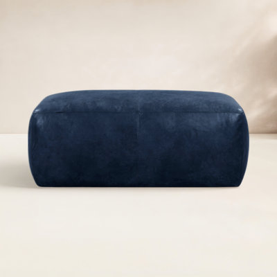 Edgemod Denver 43" Genuine Leather Ottoman