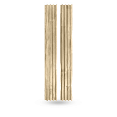 106" L x 6" W Wood Wall Panelling, Slat Wood Wall Panels