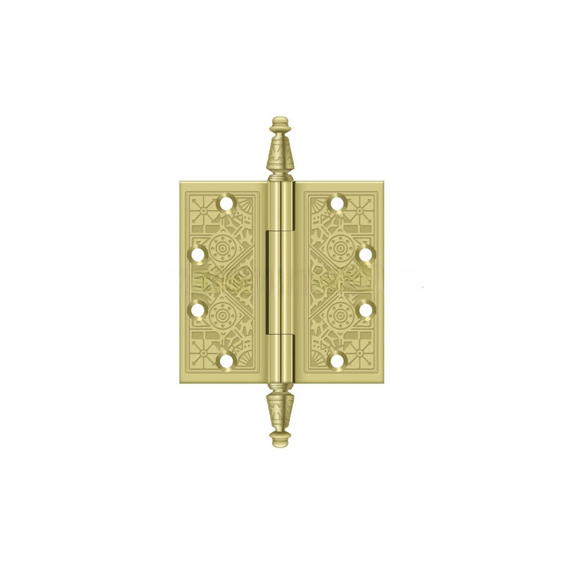 Hinge, Polished Brass