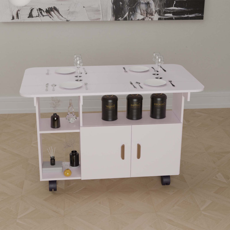 Table de salle à manger moderne et pliante pour petits espaces