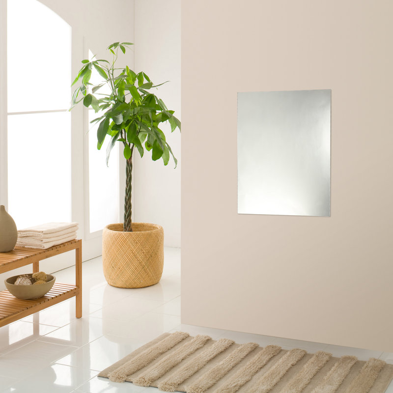 Rolle Flat Wall Mirror, 35.43" H x 27.56" W