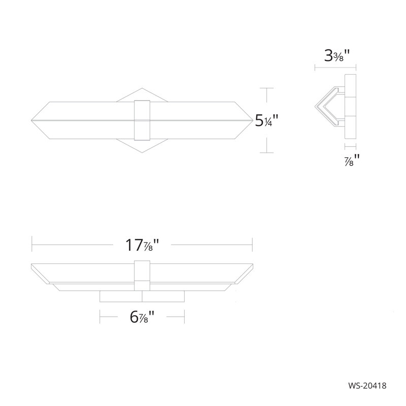 Javelin LED Bath Vanity & Wall Light, Aged Brass