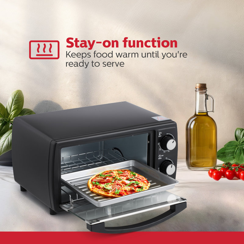 4-slice Toaster Oven With Bake, Broil & Toast Functions