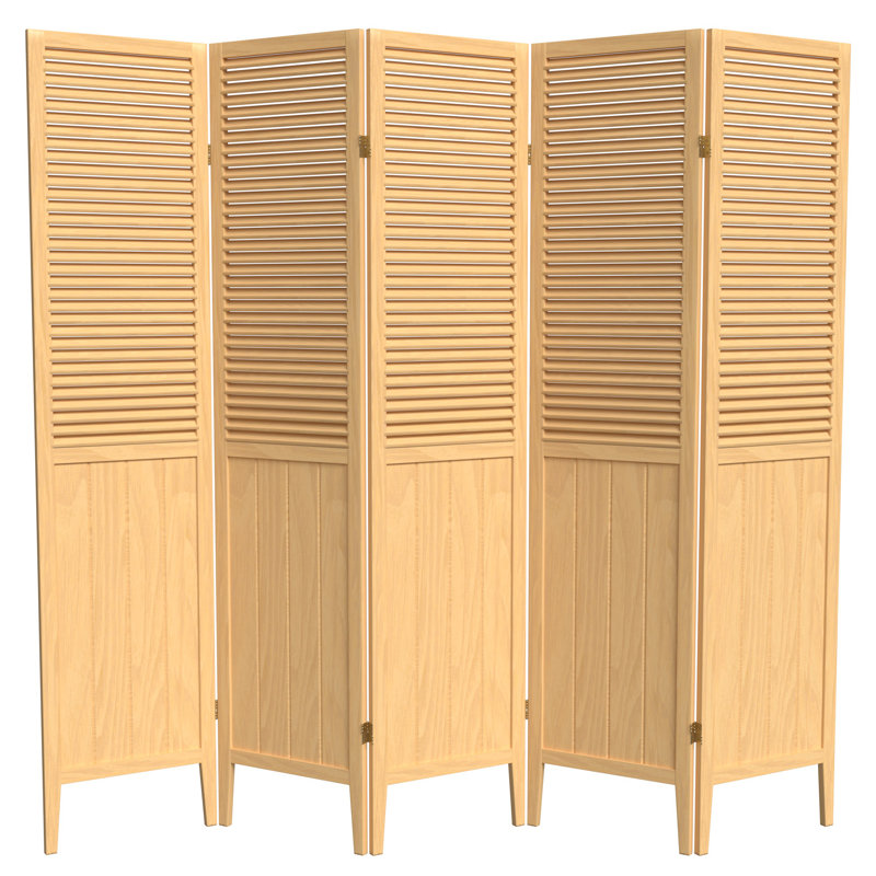 Cloison pliante Sanson, 5, Naturel