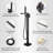 1 Handle Floor Clawfoot Tub Faucet with Diverter-60221125
