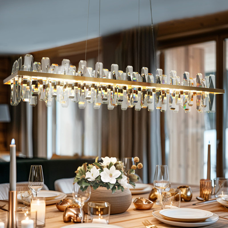 Josse Dimmable LED Square / Rectangle Chandelier