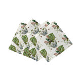 Monkey Small Jungle Cotton Sateen Cocktail Napkins