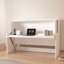 Lit simple extra-long blanc