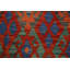 Tapis oriental en laine à motif géométrique treillis 9 x 12