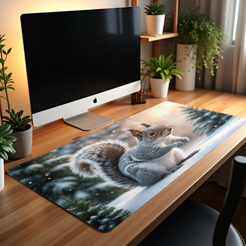 Polyester Desk Pad, 31.5x15.5