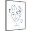 «Whimsy Portrait No. 2» par Yvette St. Amant, reproduction d'art sur toile encadrée-1697517529