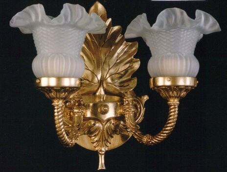 Cowie Armed Sconce, French Gold