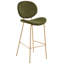 Luana Upholstered Counter Stool with Metal Frame-121394624