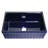 Whitehaus 30” Reversible Single Bowl Fireclay Kitchen Sink: Lip+Fluted, Lip Front Apron-9354222