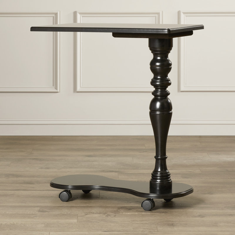 Mabry Mobile Tray Table, Black liquorice