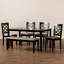 6 - Person Four Leg Dining Set-1684613593-1684613595