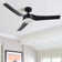 132.1cm 3-Blade LED Smart Ceiling Fan with Remote Control and Light Kit Included
