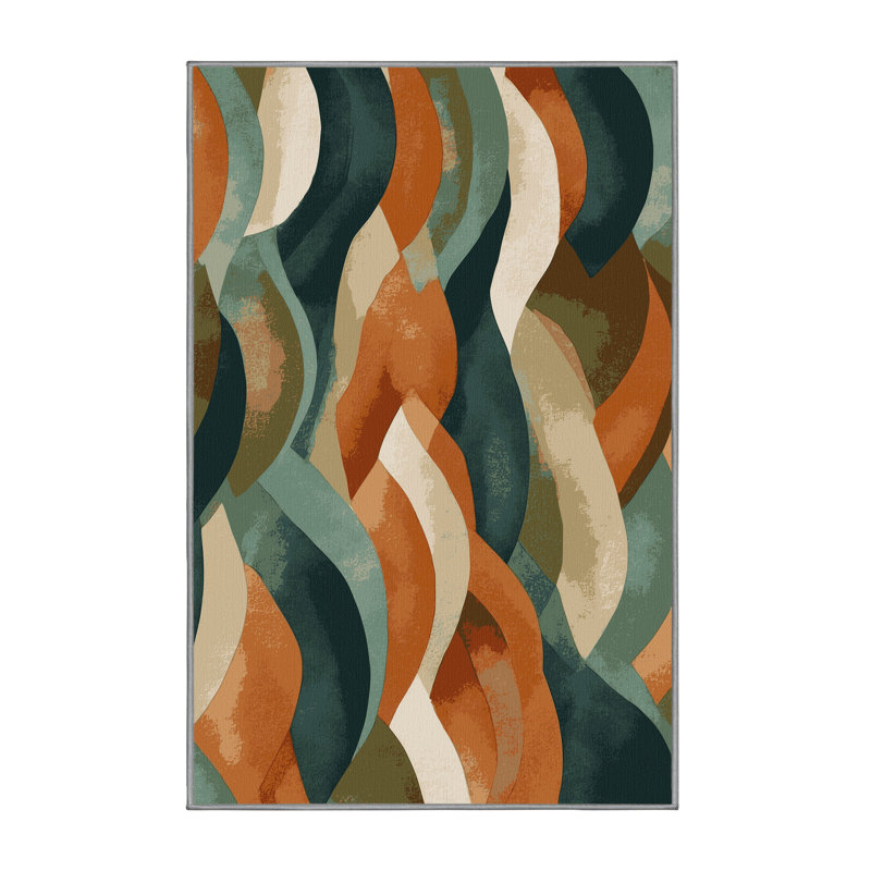Tapis Woodland Waves, Rectangulaire 8 pi x 10 pi
