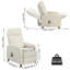 Upholstered Heated Massage Chair-899439103