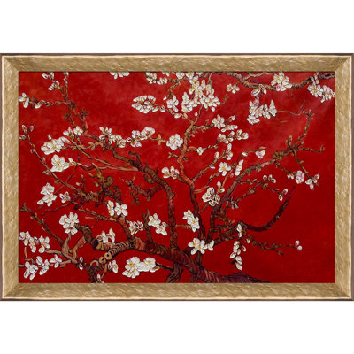 « branches of a amande tree in fleur » par vincent van gogh-picture cadre, reproduction d’art sur toile