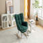Chaise berçante en tissu avec repose-pieds Teddy-2015712030