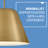 Cayson 1 - Light Lacquered Brass Pendant-917419463-917419456