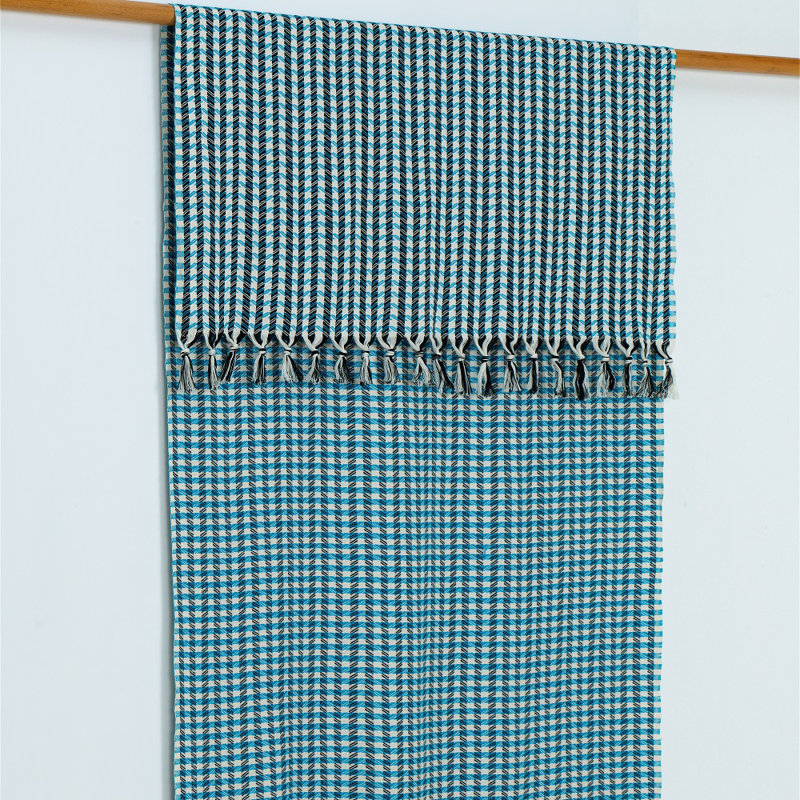 Nolasco Beach Towel, Turquoise/Black