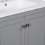 Meuble-lavabo avec lavabo en céramique et armoire de rangement 30 po Conrad-347909829