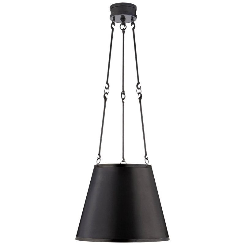 Alexa Hampton Lily Hanging Shade, Gun Metal