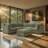 Parkton 6 Piece Chenille Upholstered Sectional Sofa, L-Shaped Modular Couch Sofa With Storage Ottoman For Living Room