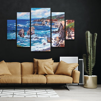Ensemble de 5 panneaux d'art mural - David Lloyd Glover 