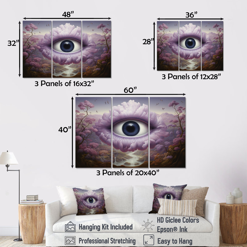 Ensemble de décorations murales Minds Eye, H 40 po x l 60 po