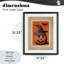 Impression rétro sous verre avec cachet Jack-o-Lantern, design par Arlington Prints-553225107-553225104