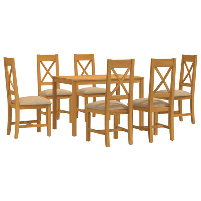 Oak Solid Wood Dining Set