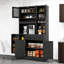 Armoire de rangement avec garde-manger Gracie Oaks-276672471