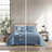 Eddie Bauer Hawthorne Brown Cotton Reversible Quilt Set-97234965-97234963