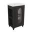 Armoire de meuble-lavabo contemporaine 20 po avec porte en verre et tablette réglable-1094196103